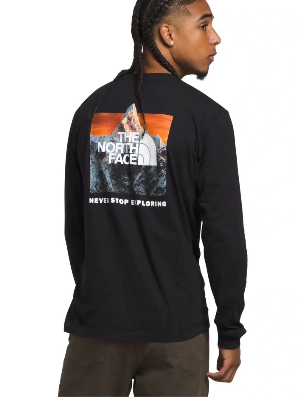 The North Face Men's Long Sleeve Box NSE Tee